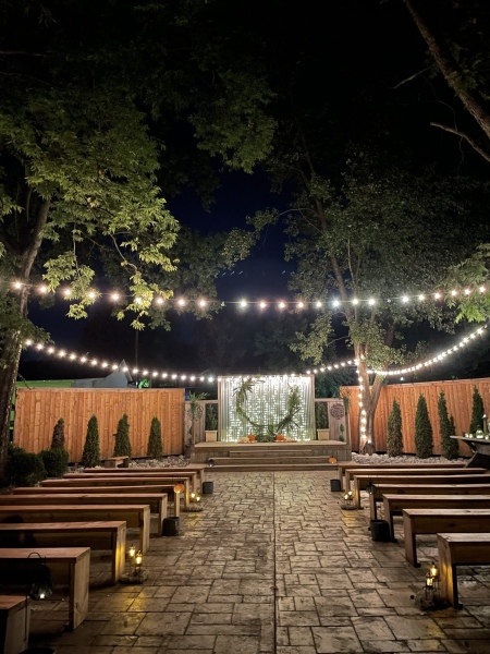 Outdoor Ceremony Evening Wedding