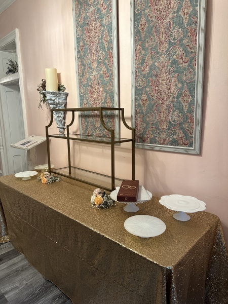 Hallway used for food service